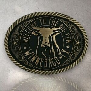 Montana Silversmiths Western Dale Brisby Cattle Pen Belt Buckle MSRP $40 - NEW!